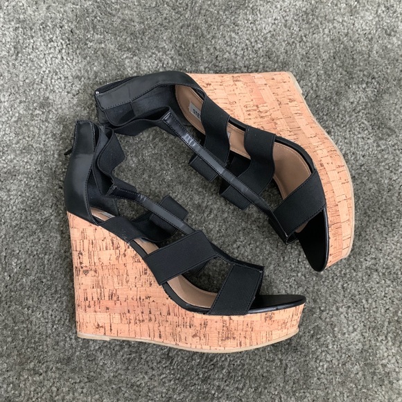 Steve Madden Shoes - Like New Steve Madden Cork Heels